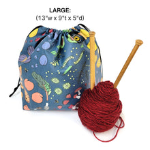 Load image into Gallery viewer, Splash Fabric | Large Cinch Bag