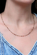 Load image into Gallery viewer, Chocolate Zircon Lariat Necklace | Mickey Lynn