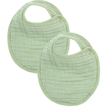 Load image into Gallery viewer, Cloud Muslin Bib, 2 Pack | Lou Lou &amp; Company