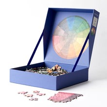 Load image into Gallery viewer, Colour Wheel Round Jigsaw Puzzle | Roomytown