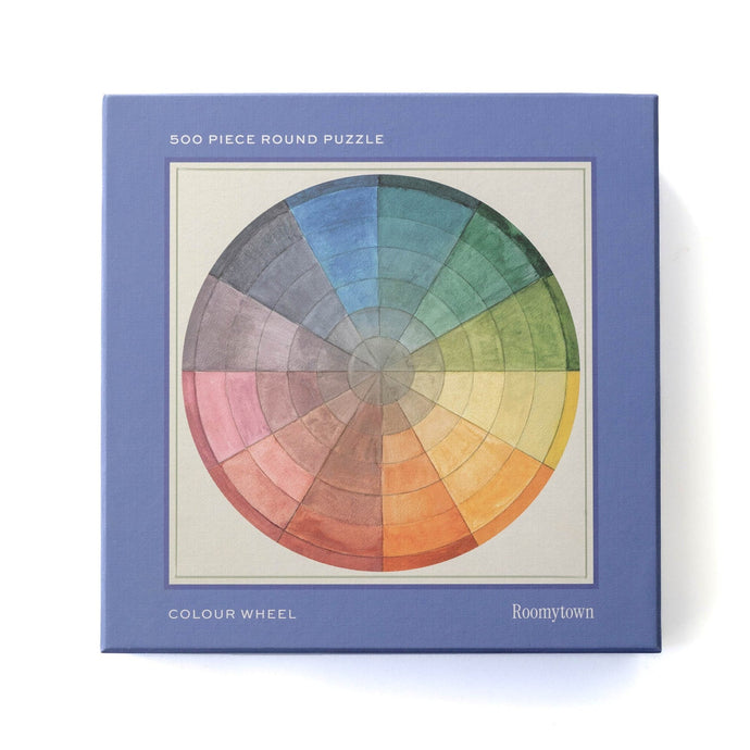 Colour Wheel Round Jigsaw Puzzle | Roomytown