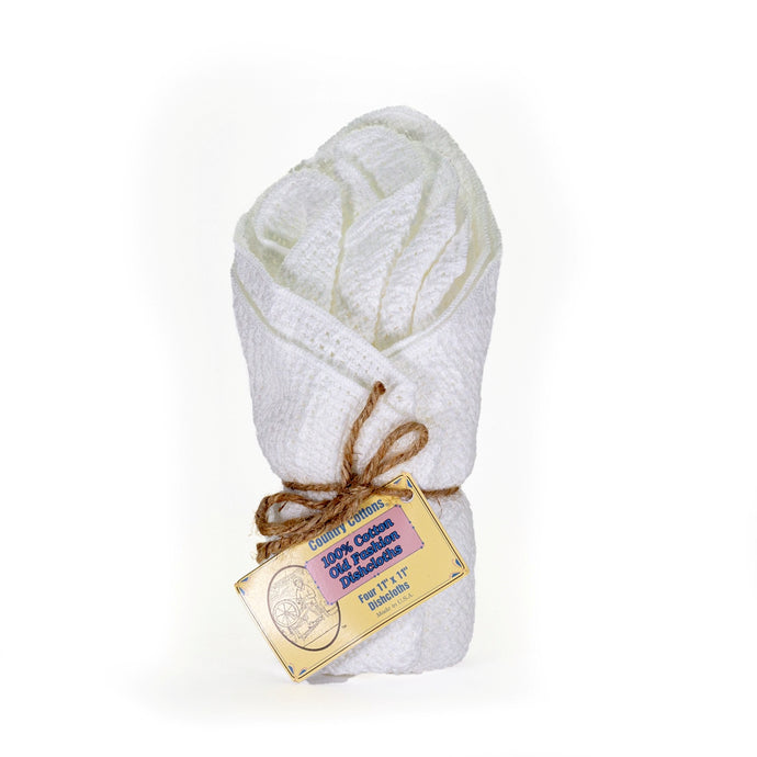 Cotton Dishcloths, Set of 4 | Country Cottons