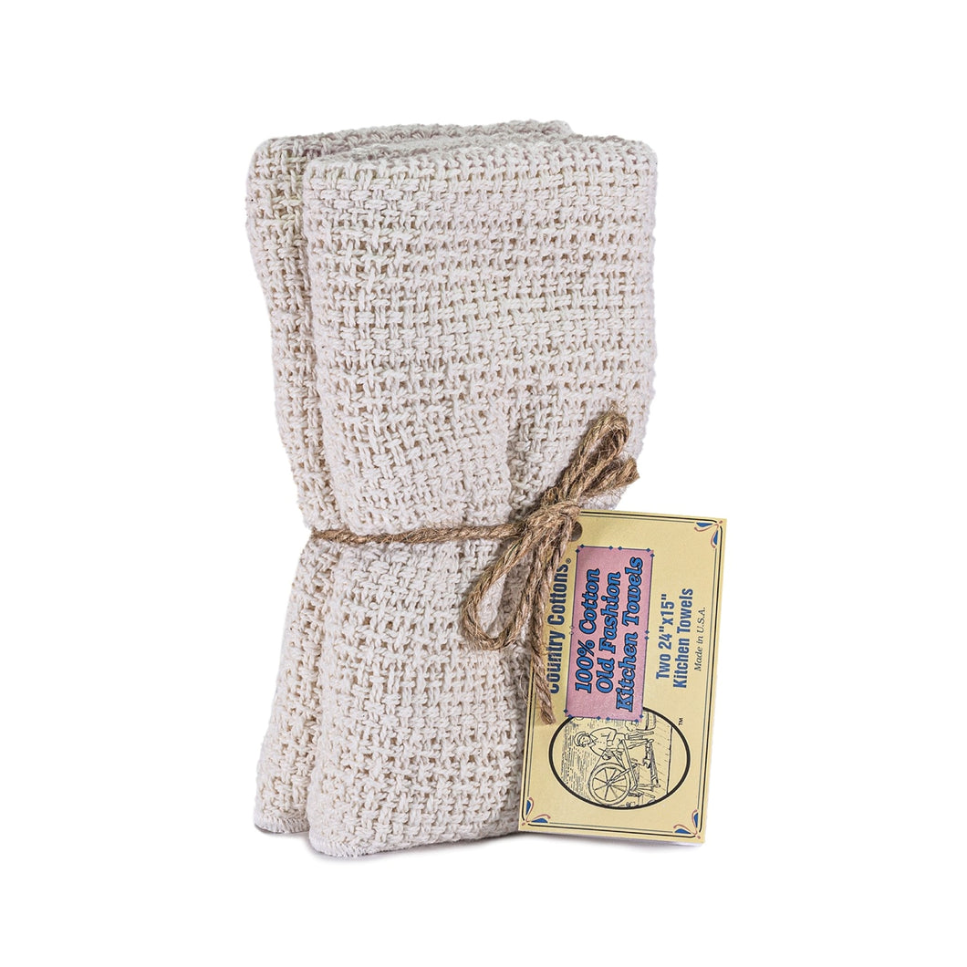 Cotton Kitchen Towels, Set of 2 | Country Cottons