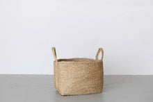 Load image into Gallery viewer, Rectangular Floor Basket with handle, jute | Will &amp; Atlas