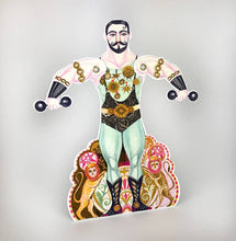 Load image into Gallery viewer, Art Angels | Alexander the Strongman Die-Cut Card by Sarah Young