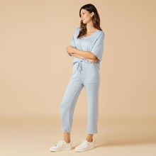 Load image into Gallery viewer, Dream Jersey Relaxed V-neck with Capri Lounge Set for Women | Softies