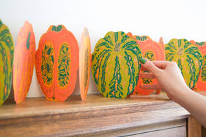 Pumpkins Concertina Garland | East End Press