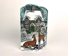 Load image into Gallery viewer, Hope Cottage Die-cut Card by Angela Harding | Art Angels