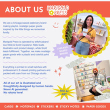 Load image into Gallery viewer, Library Card Post-It ® Sticky Notes - Blue | Marigold Press