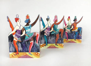 Cabaret Dancers Die-Cut Card | Sarah Young