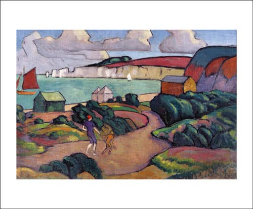 Studland Bay, Dorset, 1911 Card by Roger Fry | Art Angels