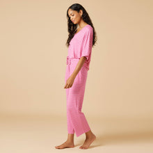 Load image into Gallery viewer, Dream Jersey Relaxed V-neck with Capri Lounge Set for Women | Softies