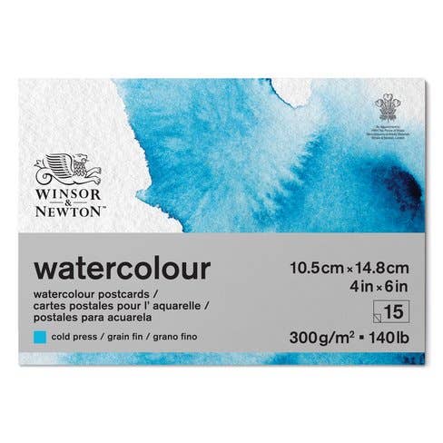 Orange Art/Creative Art Materials - WN Watercolor Postcard Pad 140 CP