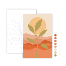 Load image into Gallery viewer, Desert Sunset Meditative Art Paint by Number Kit | Breathe People