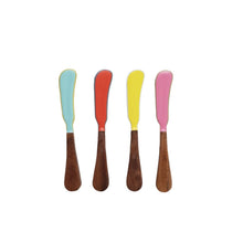 Load image into Gallery viewer, Handmade Enameled Stainless Steel Canape Knife, 4 Colors | Creative Co-op