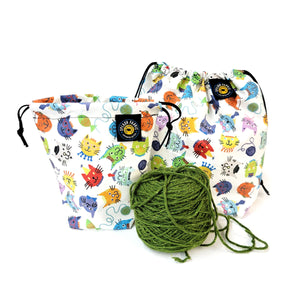 Splash Fabric | Large Cinch Bag