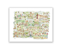 Load image into Gallery viewer, Map Print | Elizabeth Wade Studio