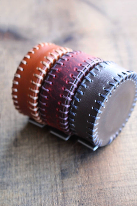 Hand-Stitched Leather Tape Measures | NNK Press