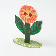 Load image into Gallery viewer, Hadley - Happy Birthday Flower Stand-Up Card