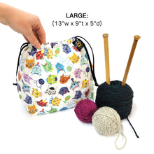 Load image into Gallery viewer, Splash Fabric | Large Cinch Bag