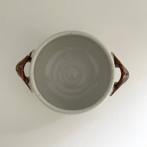 fort & field | Neutral handmade pottery Japanese soup bowls with handles