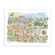 Load image into Gallery viewer, Map Print | Elizabeth Wade Studio
