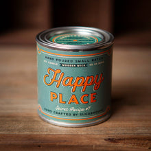 Load image into Gallery viewer, Happy Place Soy Candle with Wooden Wick | Sugarhouse Leather