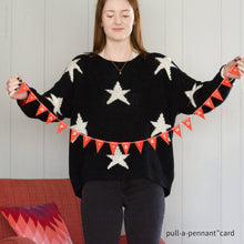 Load image into Gallery viewer, Birthday Pull-A-Pennant™ Greeting Card | Inkello Letterpress