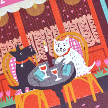 Load image into Gallery viewer, Love Cafe Die Cut Card | The Printed Peanut Homeware &amp; Stationery