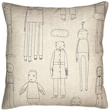 Load image into Gallery viewer, Everyday People Embroidered Pillow | K Studio