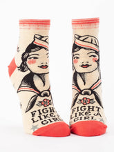 Load image into Gallery viewer, Women's Ankle Socks | Blue Q