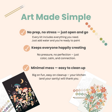 Load image into Gallery viewer, Flower Bouquet Meditative Art Paint by Number Kit | Breathe People