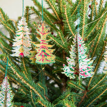 Load image into Gallery viewer, Forest Trees Paper Ornaments | East End Press