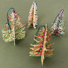 Load image into Gallery viewer, Forest Trees Paper Ornaments | East End Press