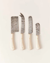 Load image into Gallery viewer, Artisan Forged Cheese Knives, Set of 4 | Farmhouse Pottery