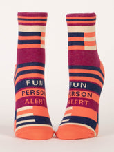 Load image into Gallery viewer, Women's Ankle Socks | Blue Q