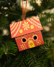 Load image into Gallery viewer, Gingerbread House Screen-Printed Board Ornament | East End Press