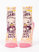 Load image into Gallery viewer, Women's Ankle Socks | Blue Q