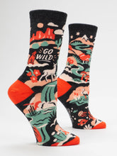 Load image into Gallery viewer, Women's Crew Socks | Blue Q