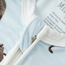 Load image into Gallery viewer, Goose Luxe Stretch Zipper Footed Romper | Milkbarn