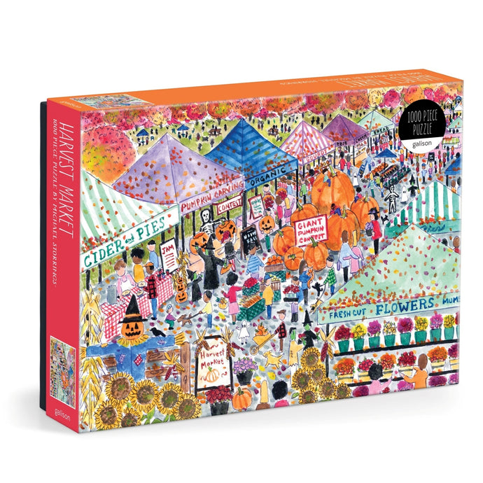 Harvest Market Puzzle by Michael Storrings | Galison