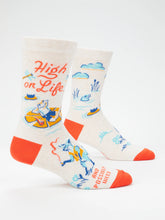 Load image into Gallery viewer, Men's Crew Socks | Blue Q