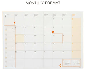 2026 Weekly Planner Iris B6 | Hightide USA Inc.