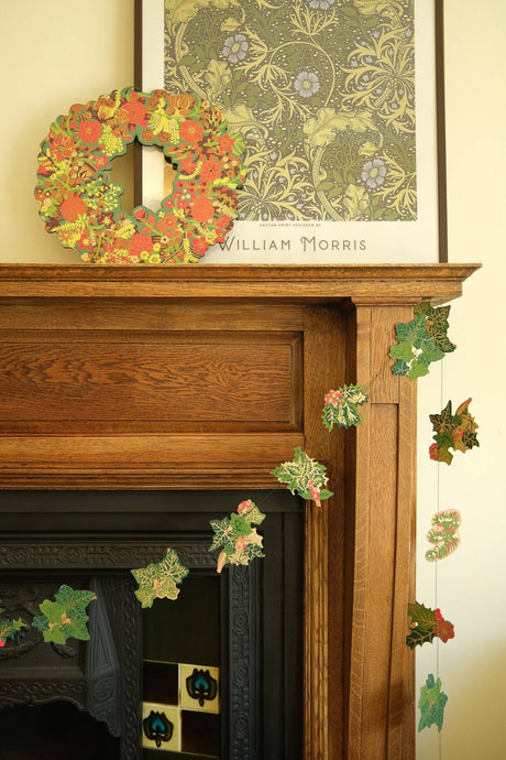 Holly and Ivy Sewn Garland | East End Press