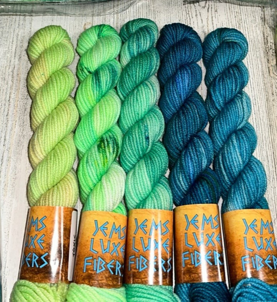 Luxe Sock Minis | Jems Luxe Fibers
