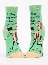 Load image into Gallery viewer, Women's Ankle Socks | Blue Q