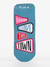 Load image into Gallery viewer, Sneaker Socks | Blue Q