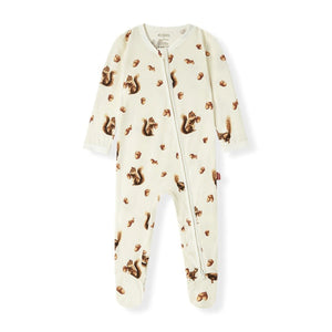 Zipper Footed Romper | Milkbarn