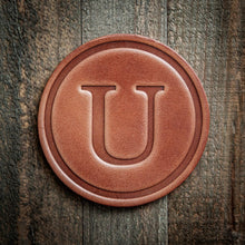 Load image into Gallery viewer, Monogram Leather Coasters | Sugarhouse Leather