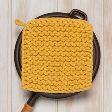 Load image into Gallery viewer, Ochre Knit Potholder | Danica Heirloom